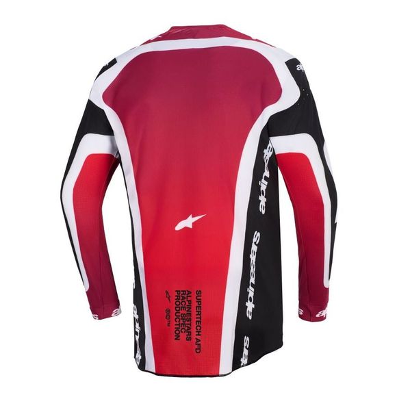 Maillot cross Alpinestars SUPERTECH - AFD V 2025 - Noir / RougeRef : AP4027