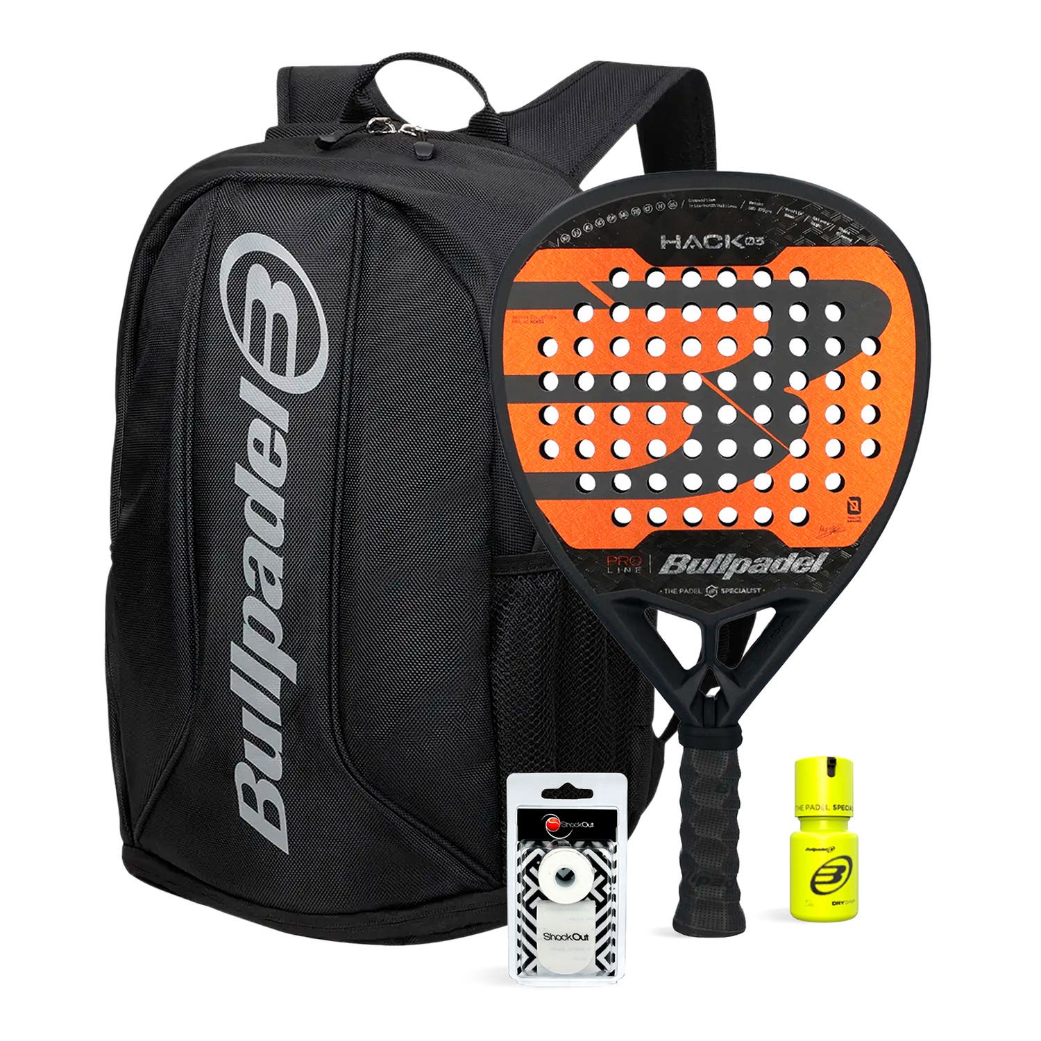 PACK BULLPADEL HACK 03 24 BAG AVANT 2 DRY GRIP