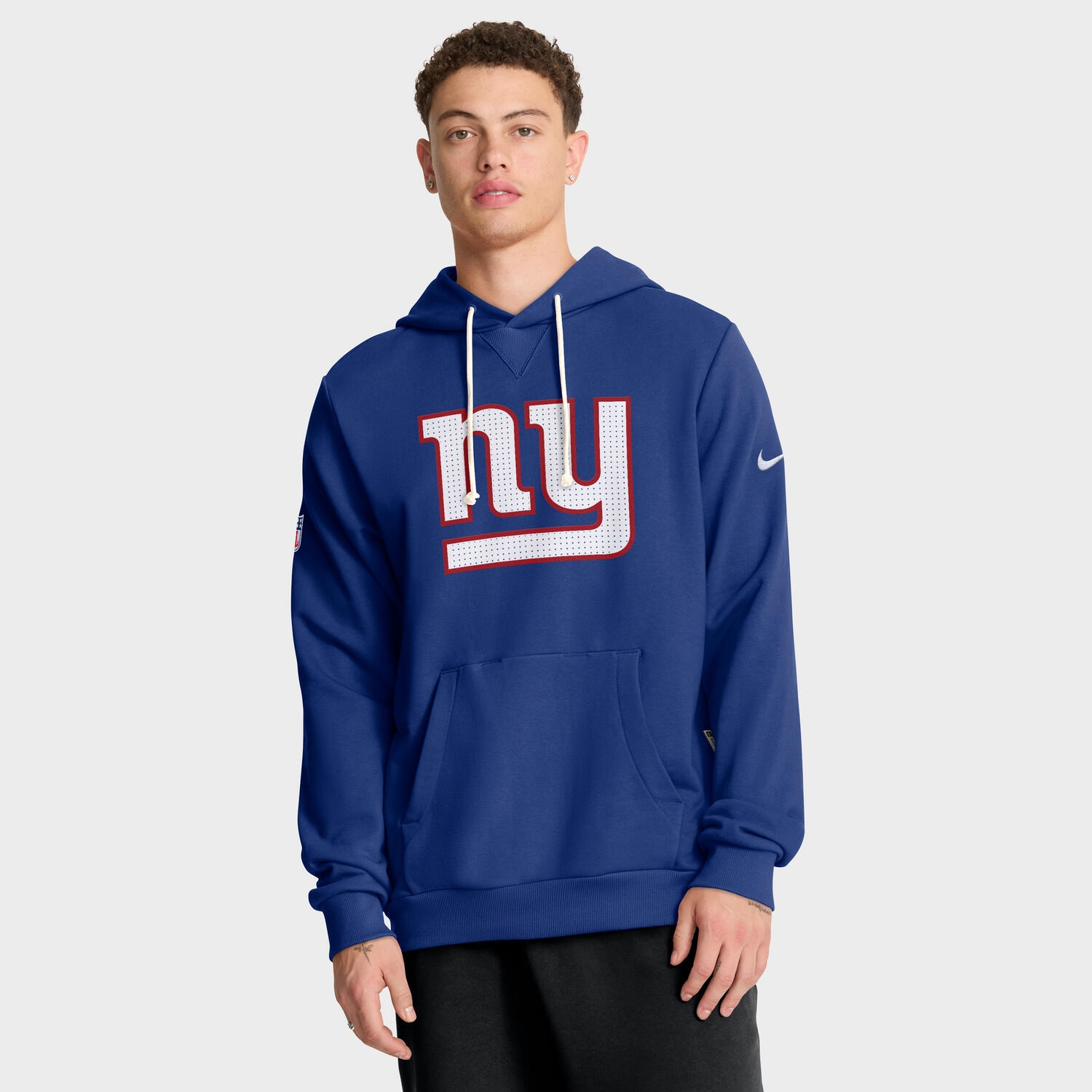New York Giants 2025 NFL Sideline Nike Standard Issue Hoodie Blue
