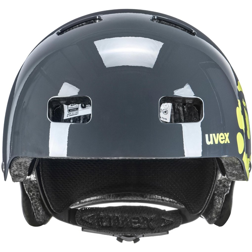 Uvex kid 3 Kids Helmet - dirtbike grey-lime
