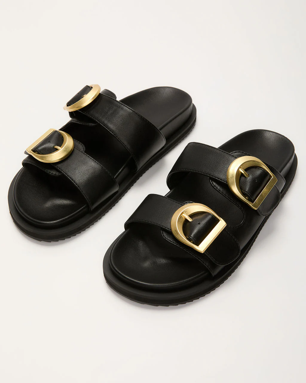 Tayo Raffia Flat Sandals