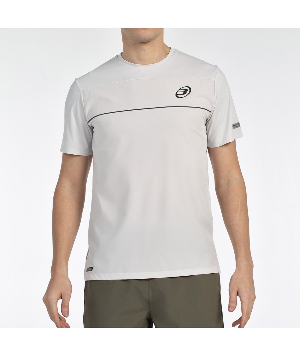 T-SHIRT BULLPADEL MONDA GREY PEARL