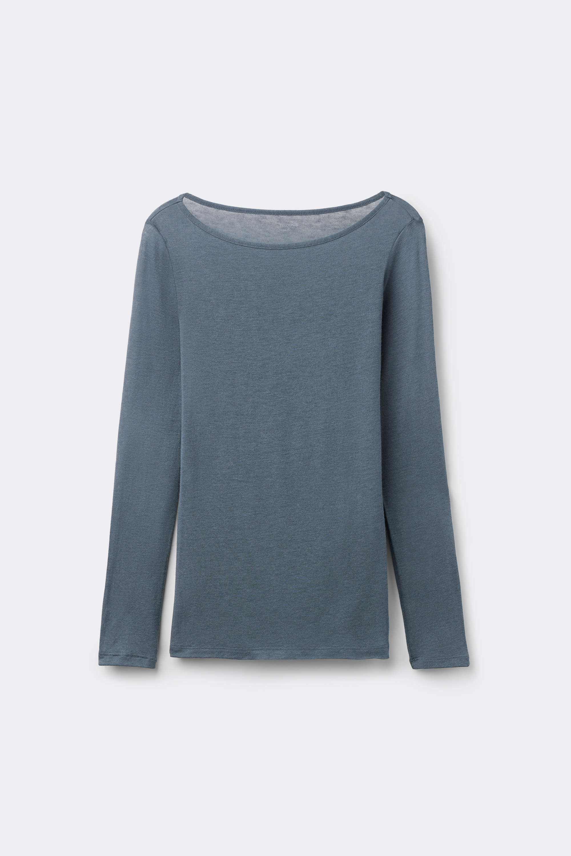Lightweight Boat Neck Top with Merino Wool
