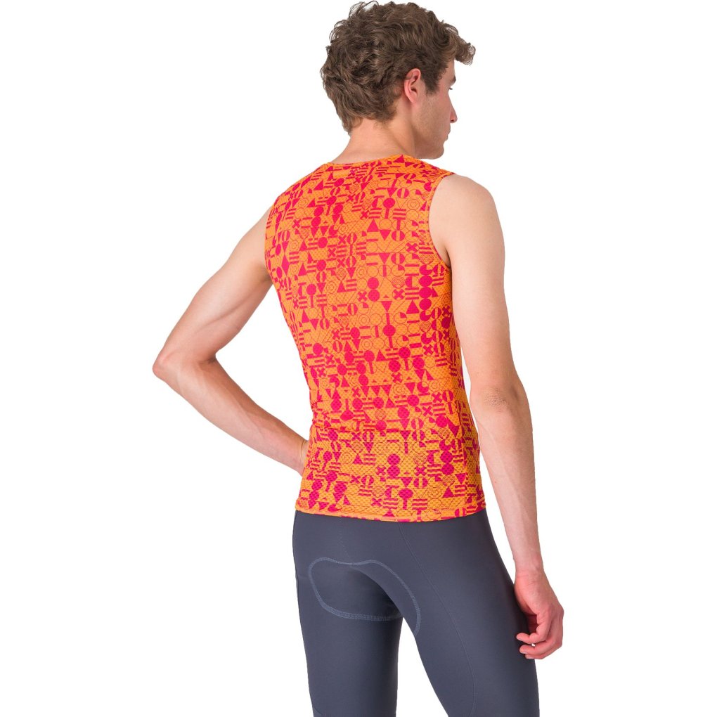 Castelli Espresso R-A/D Baselayer Men - vivid orange 863