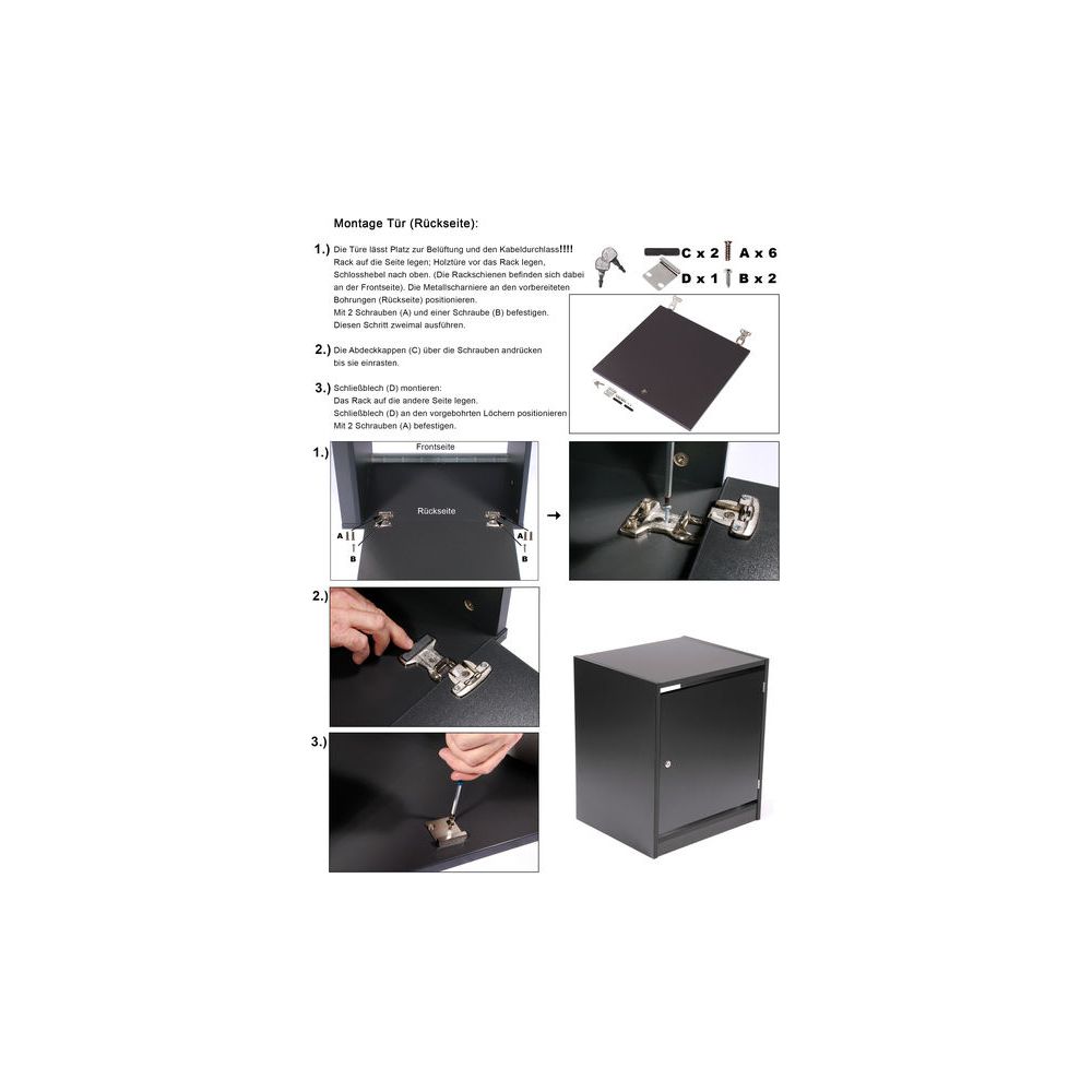 Thon Back Door 10U Studio WH – Thomann Ireland