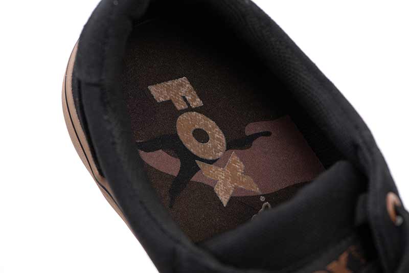 Fox Black Canvas Shoe