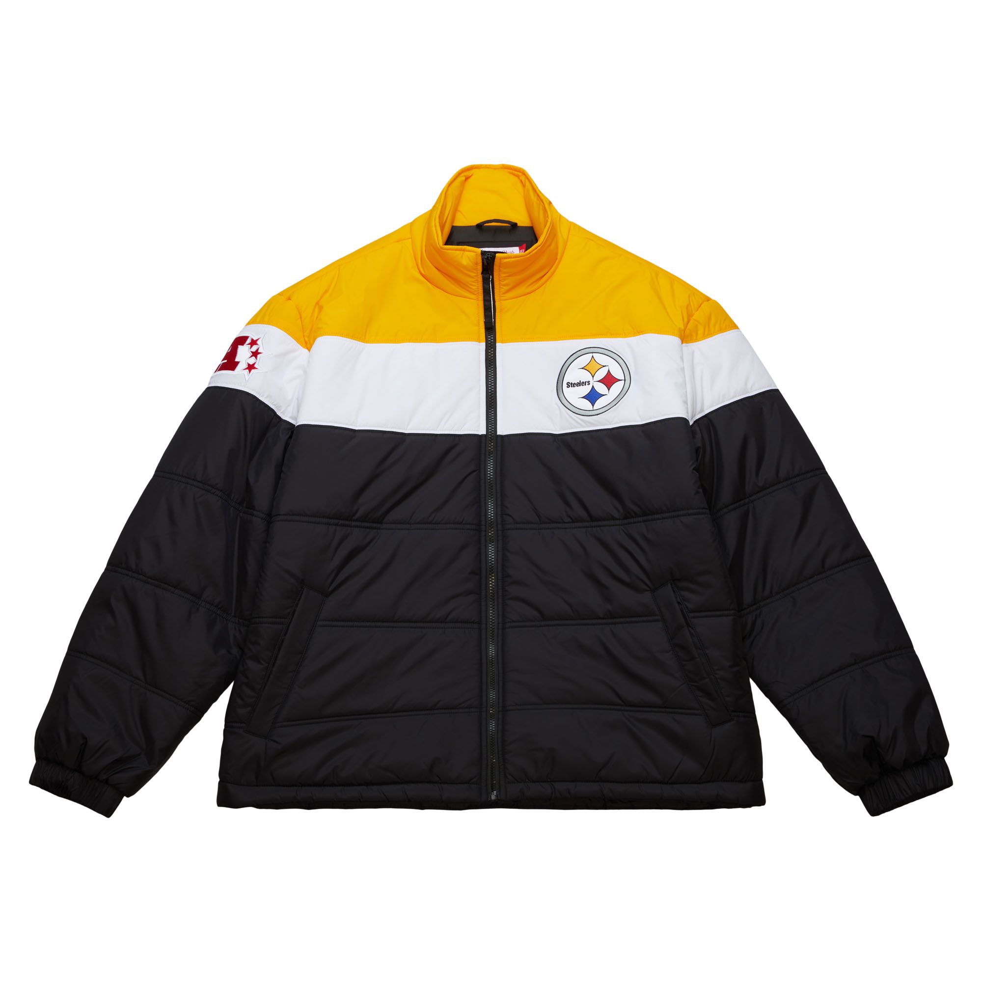 Pittsburgh Steelers Mitchell & Ness In The Clutch Puffer NFL Jacket