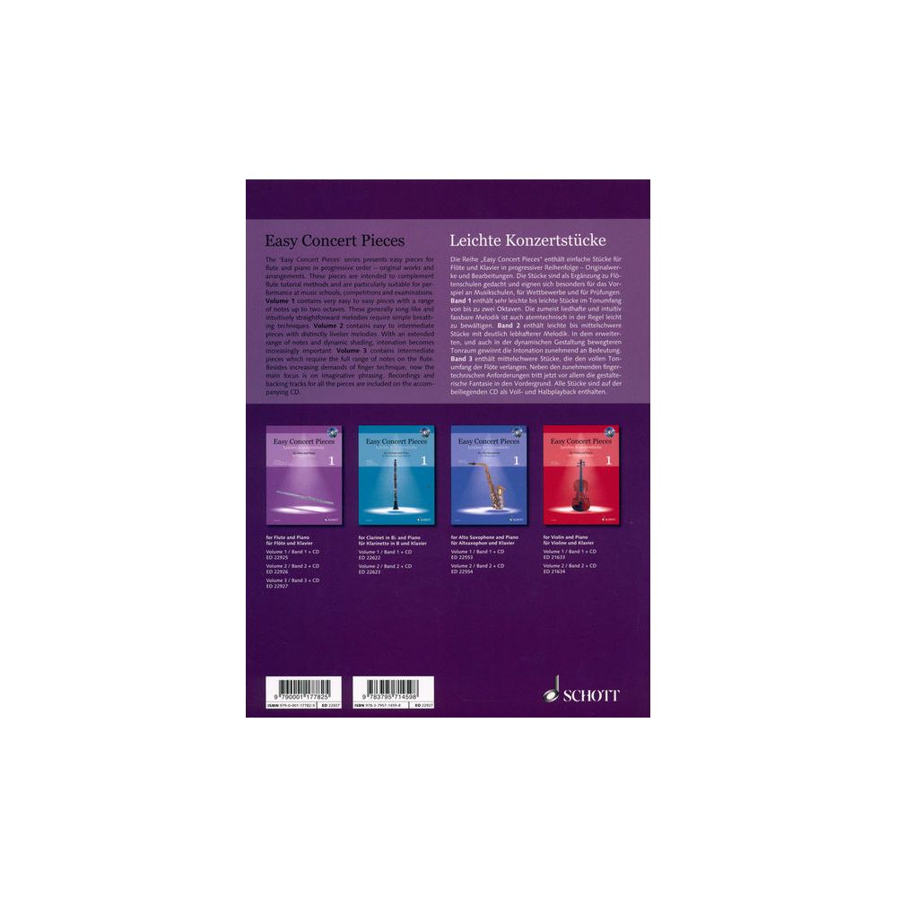 Schott Easy Concert Pieces Flute 3 – Thomann Ireland