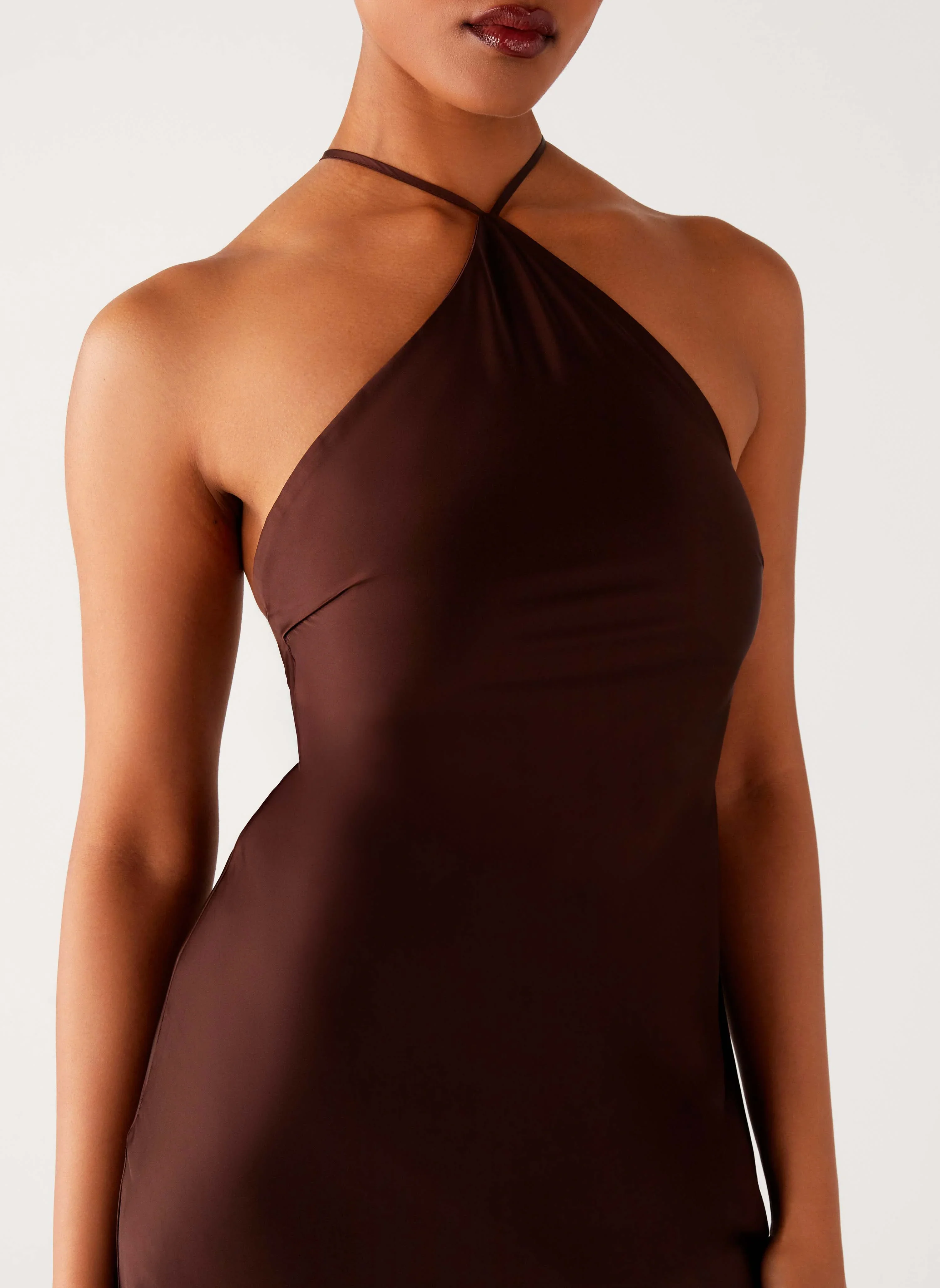 Tulama Maxi Dress - Chocolate