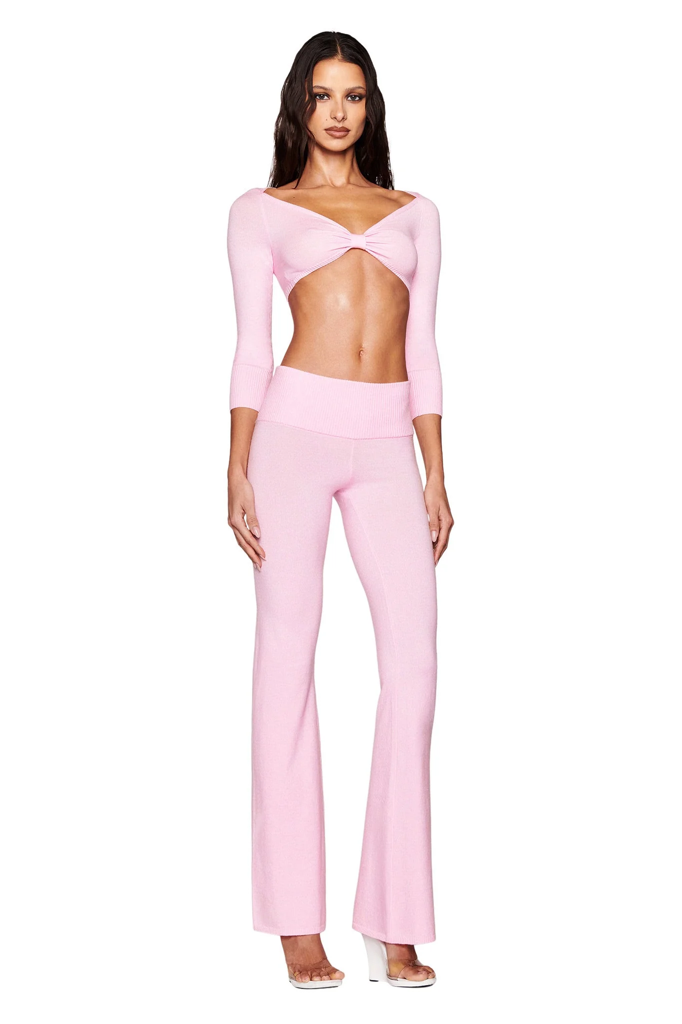 Morgana Crop Top - Pink