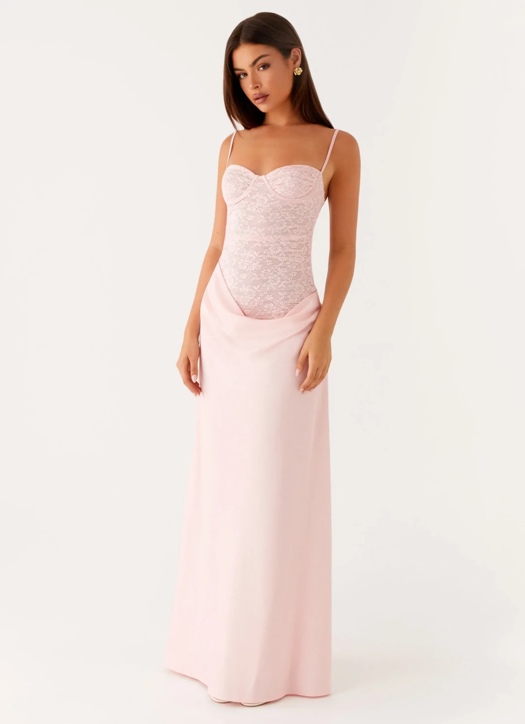 romy maxi dress - Pink Peppermayo Exclusive The Romy Maxi Dress is a stunning and structured piece Romy Dress - Summer Sunset