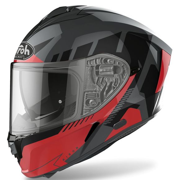 Casque intégral Airoh SPARK - RED - GLOSS - Rouge / BlancRef : AR1201