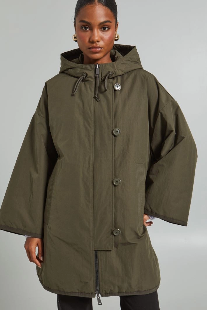 Belted jacket - MILITARY GREEN