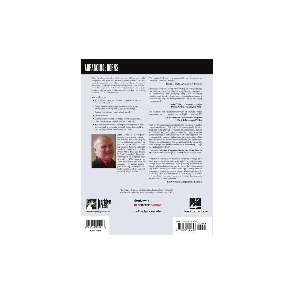 Berklee Press Arranging For Horns – Thomann Ireland
