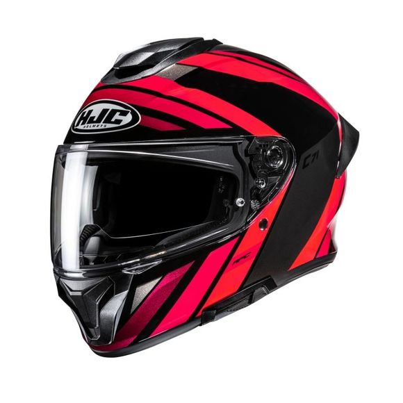 Casque intégral HJC C71 - FABER - Noir / RougeRef : HJ1371