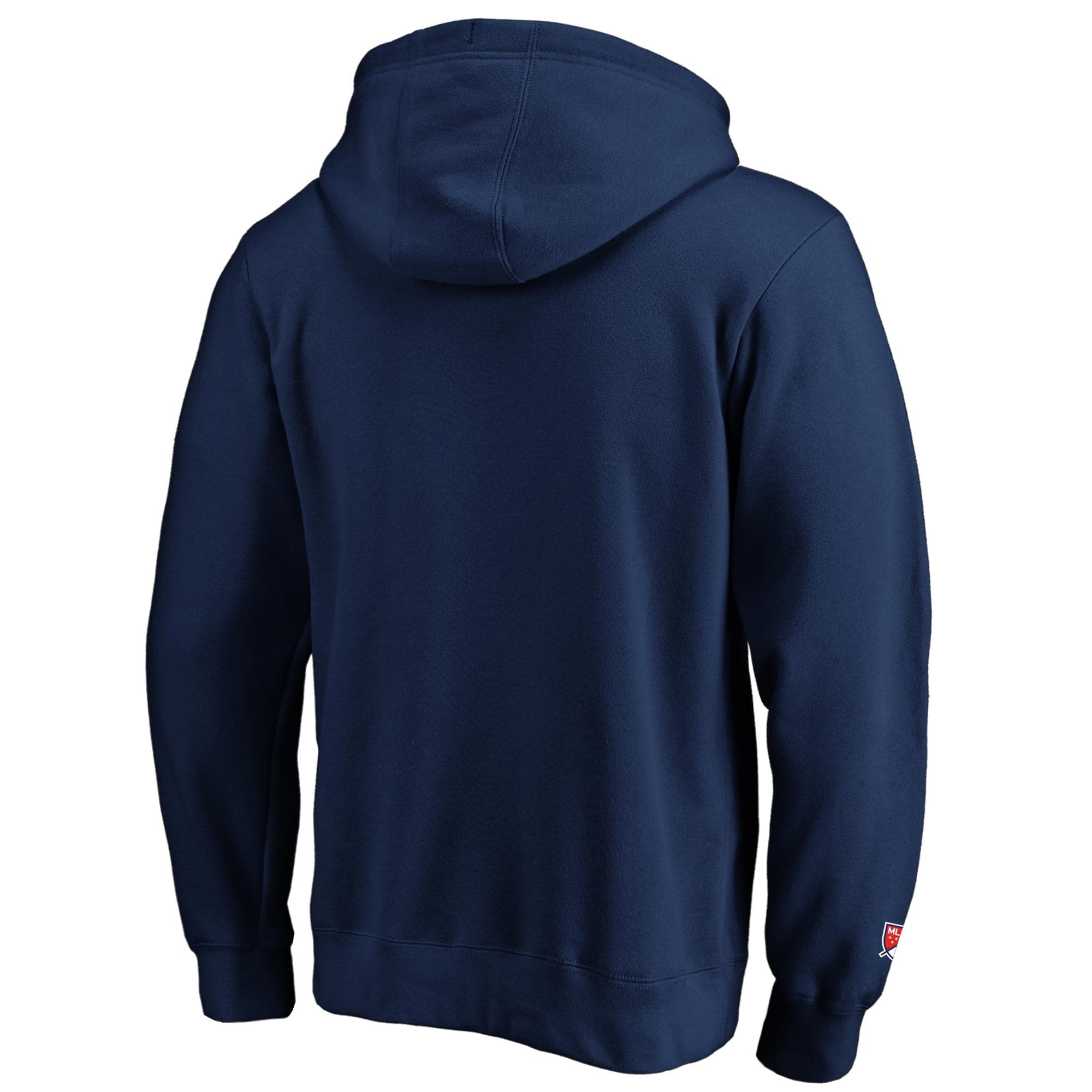 New York Red Bulls Crest Logo Fanatics MLS Hoodie Navy