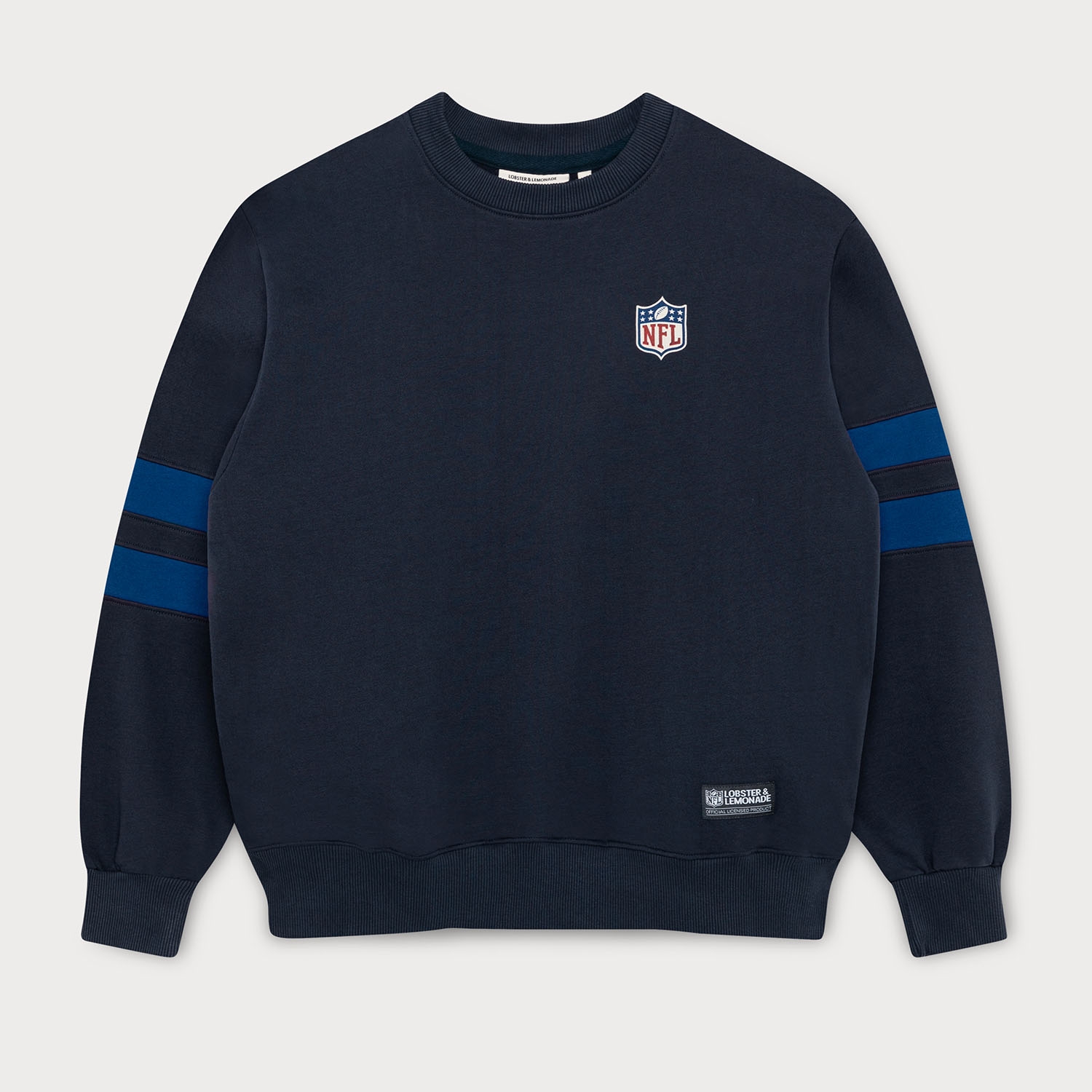 Benjamin als Footballer L&L '96 Crew Box NFL Sweater Navy