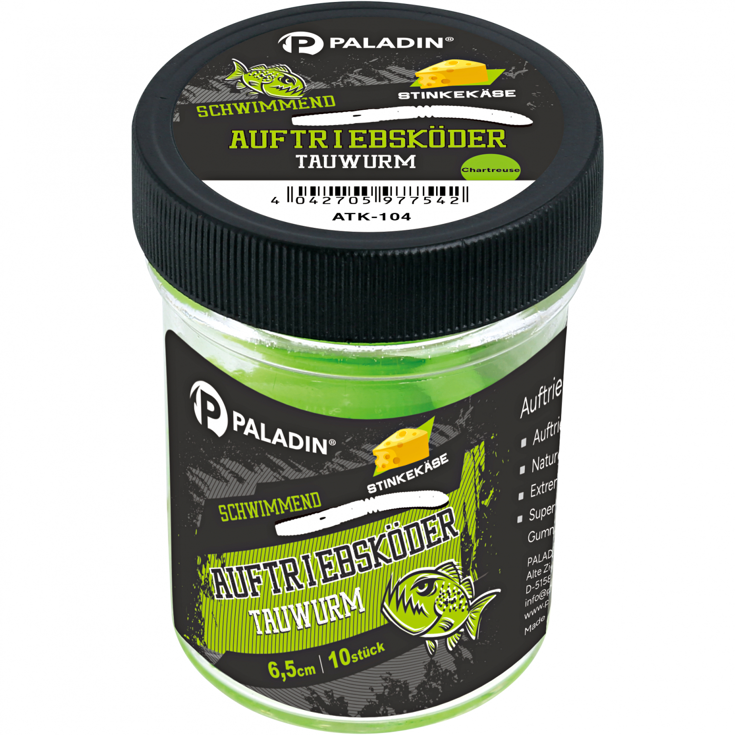 Paladin Floating bait Dew worm (white)