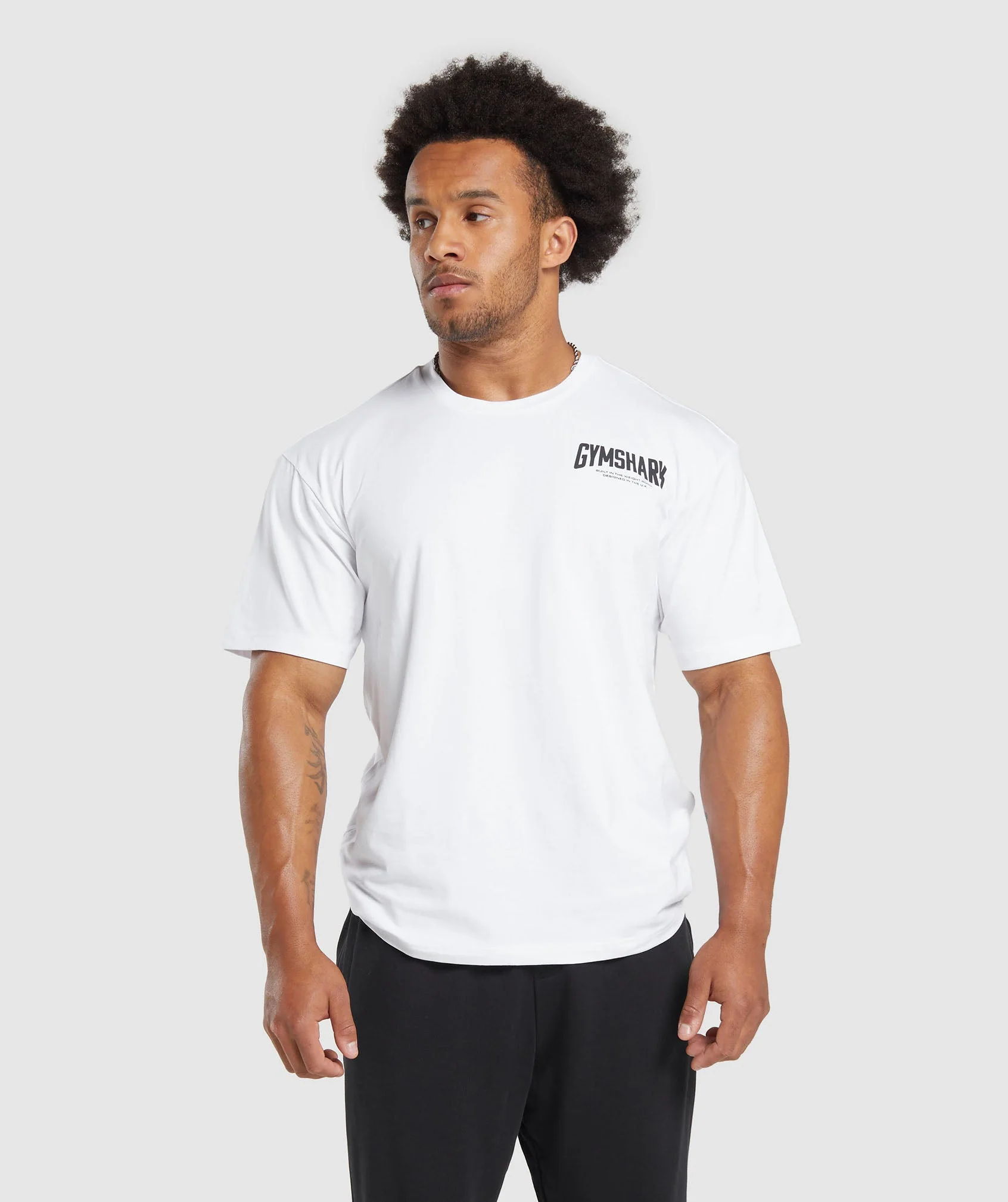 Cartoon Lifting T-Shirt White