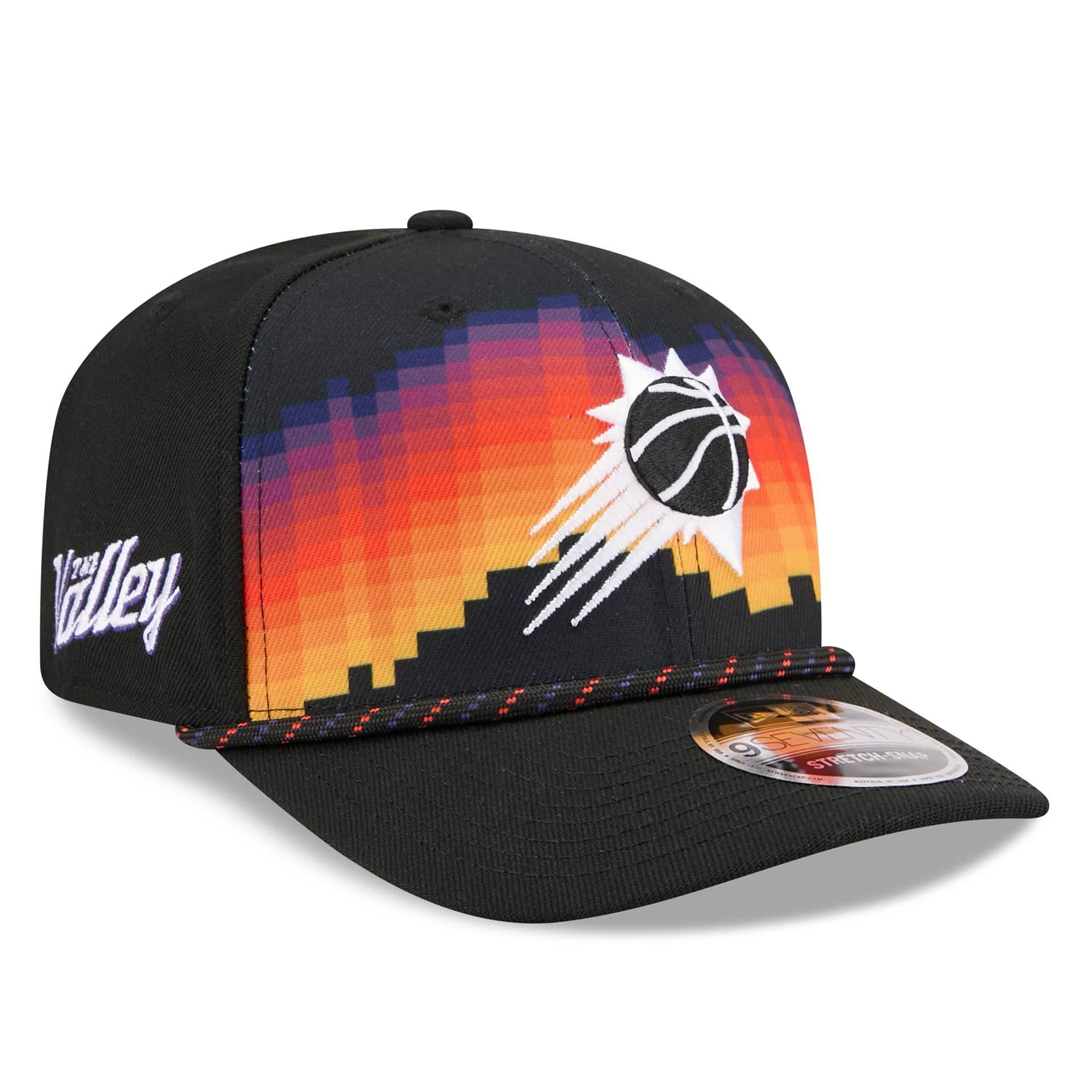 Phoenix Suns 2025-26 NBA City Edition 9SEVENTY Stretch-Snap Cap
