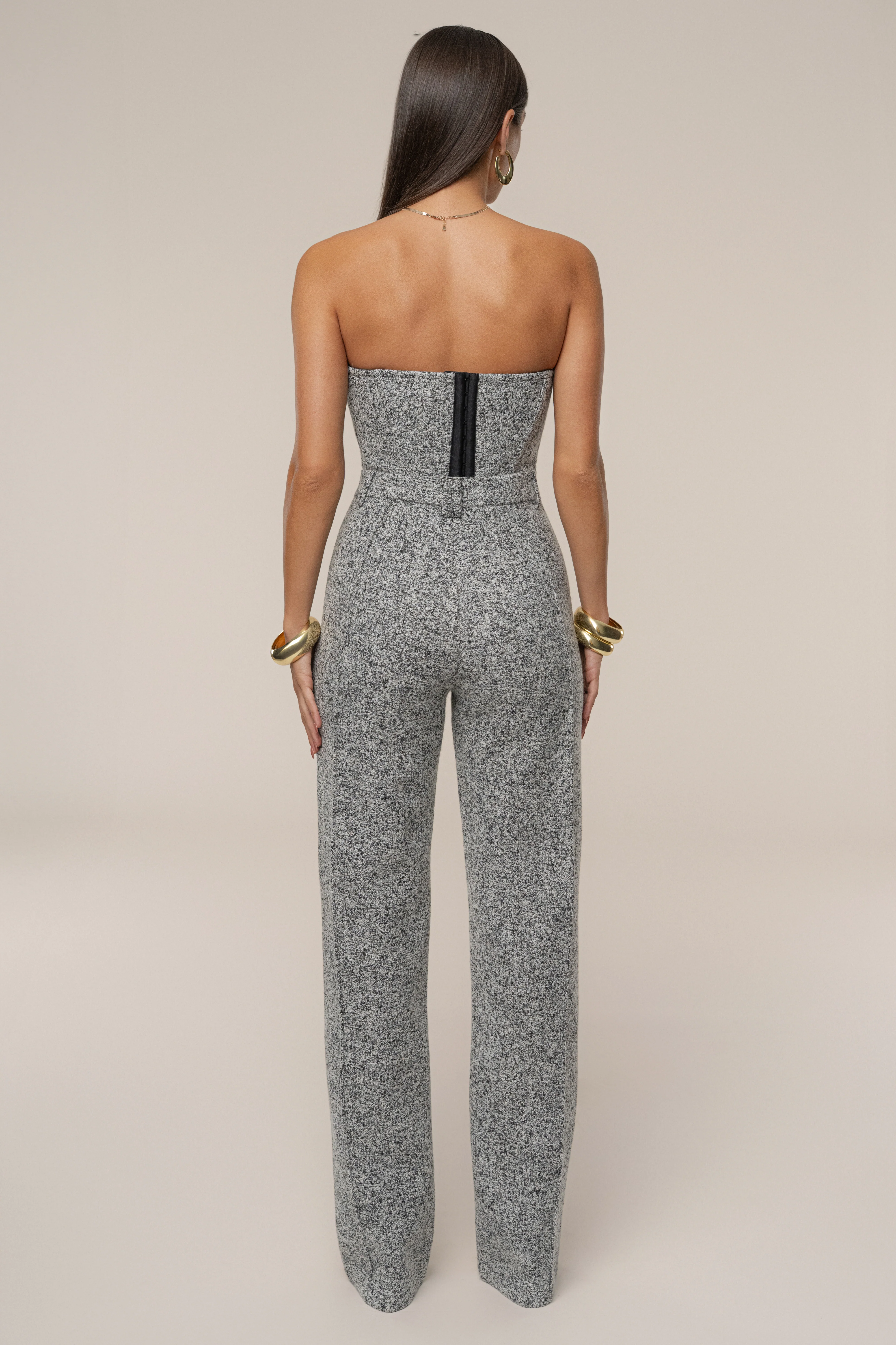 Lt. Grey Stay Sharp Tweed Trouser