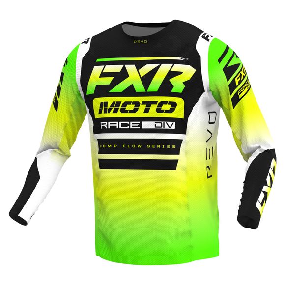 FXR REVO COMP 2023 cross jersey - Black / YellowRef: FXR0382
