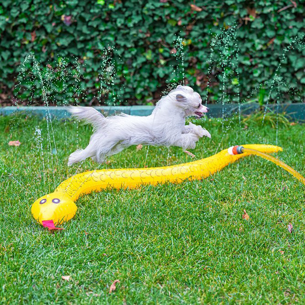 Beeztees Splashy Snake - Yellow - 150×19.5×0.01 cm