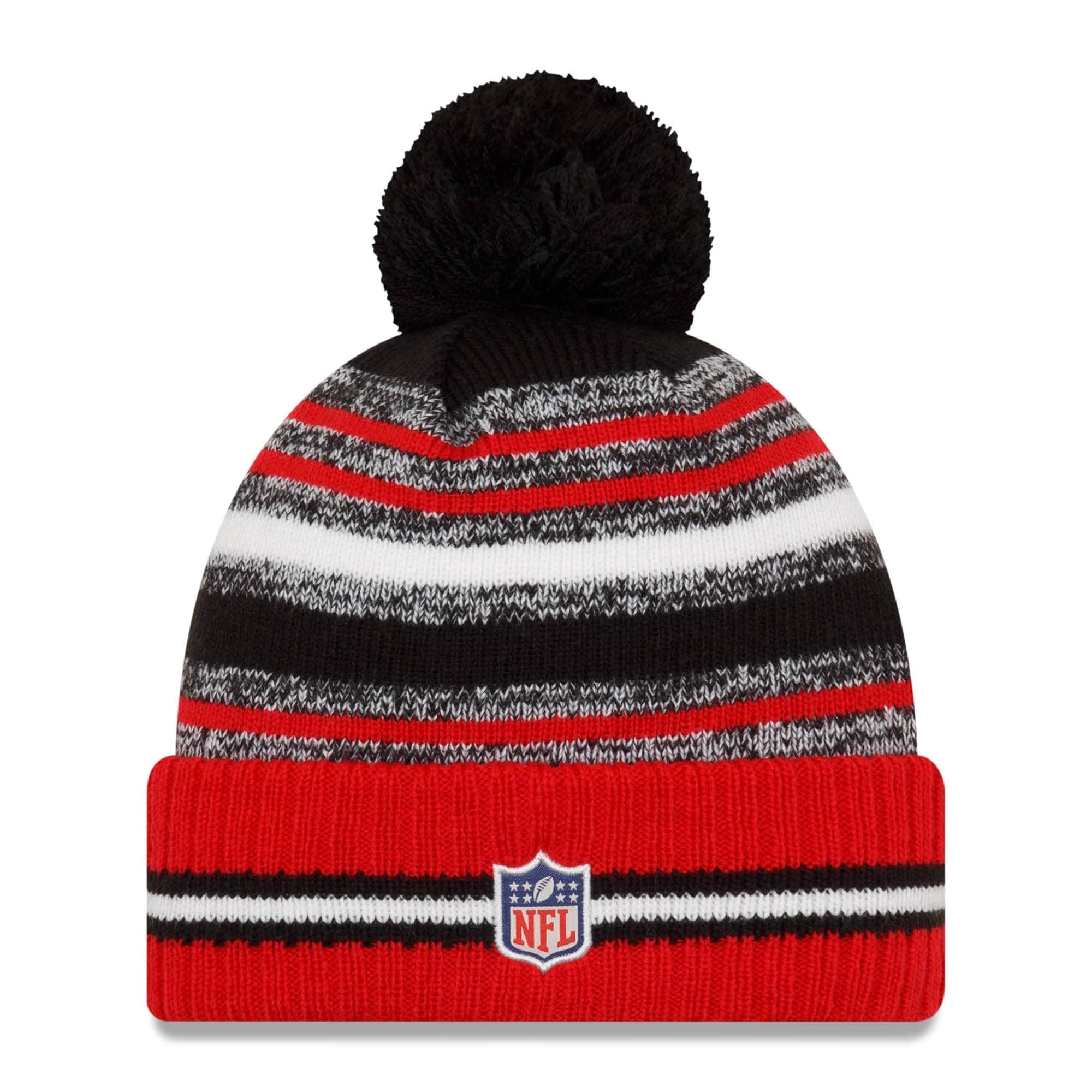 Atlanta Falcons Throwback 2021 NFL Sideline New Era Sport Knit Hat
