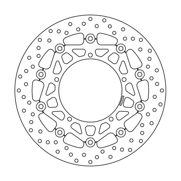 Disque de frein Rond Brembo flottantRef : 78B40871