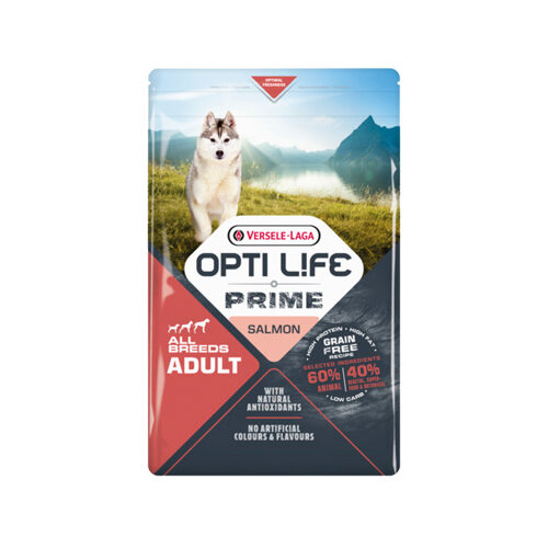 Versele-Laga Opti Life Prime - Adult - Salmon - 12.5 kg