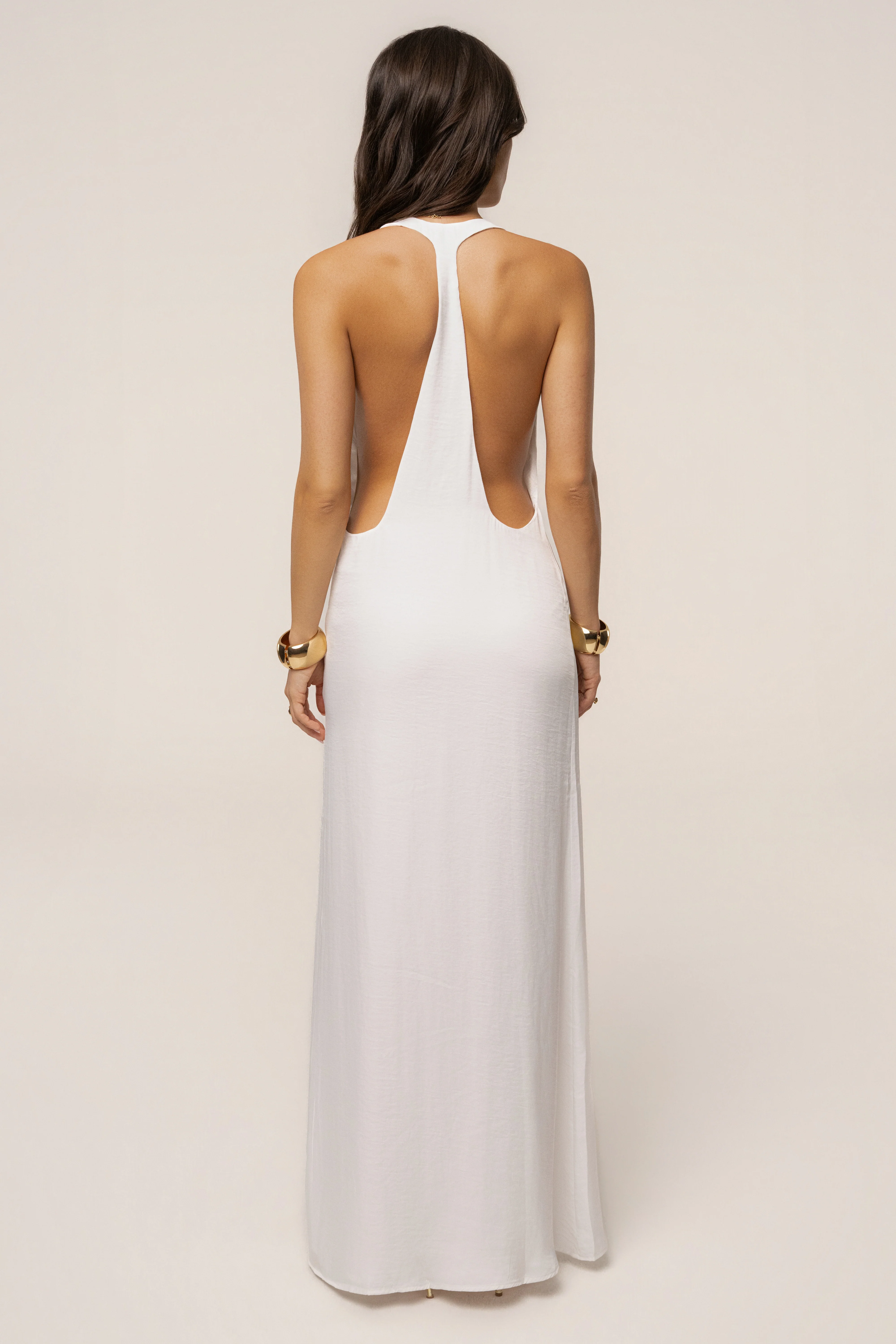 White Last Dance Maxi Dress