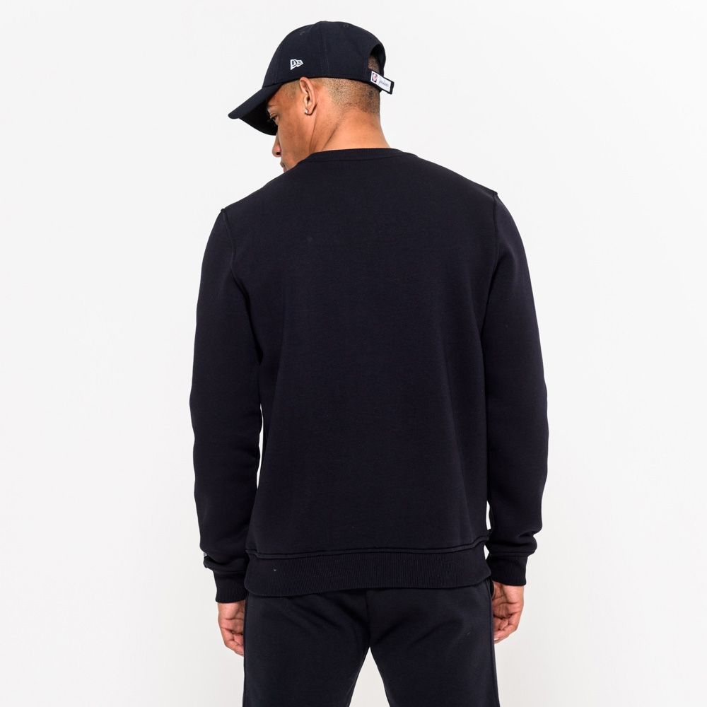 New York Yankees Logo Crewneck MLB Sweatshirt Navy