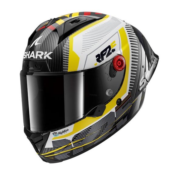 Full helmet Shark Aeron- GP Full Replica Raul Fernandez Signature - White / YellowRef: SH1728