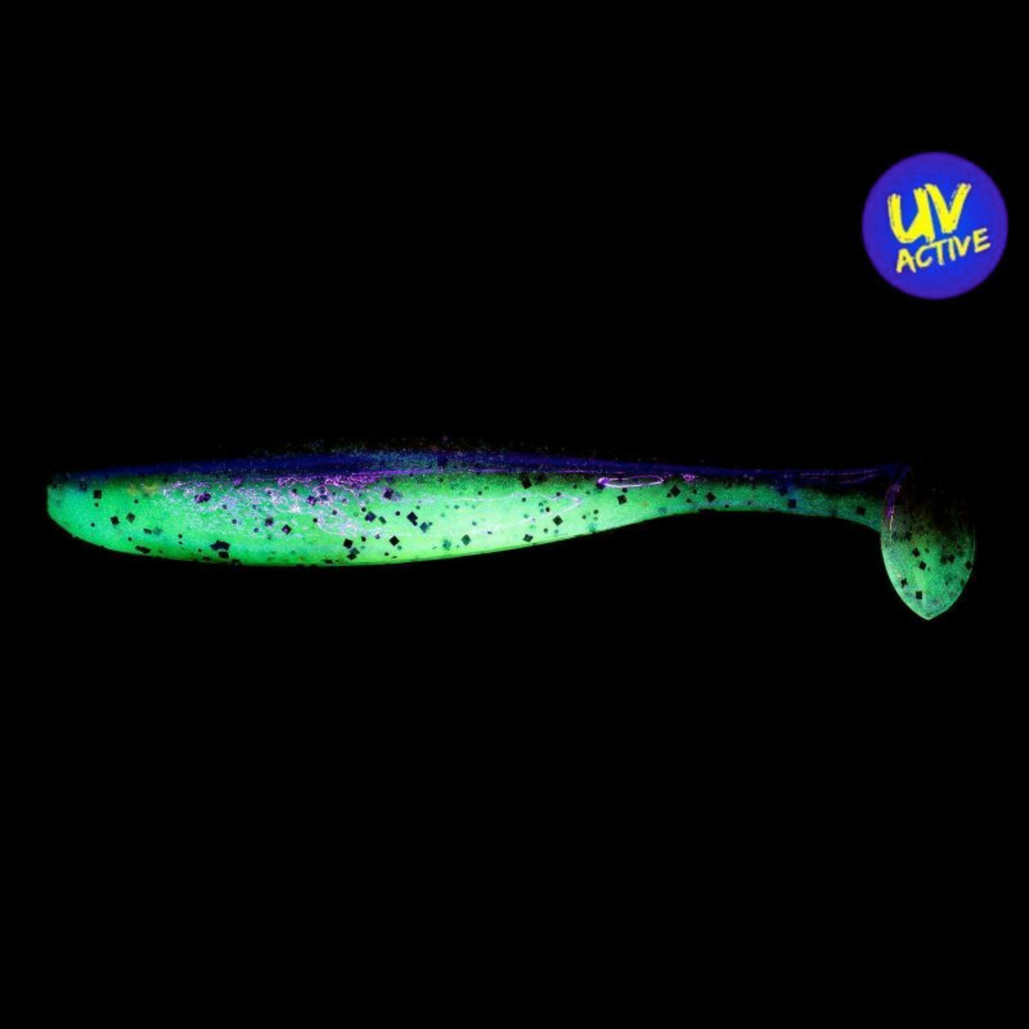 Keitech Easy Shiner (Green Pumpkin \/ Chartreuse)