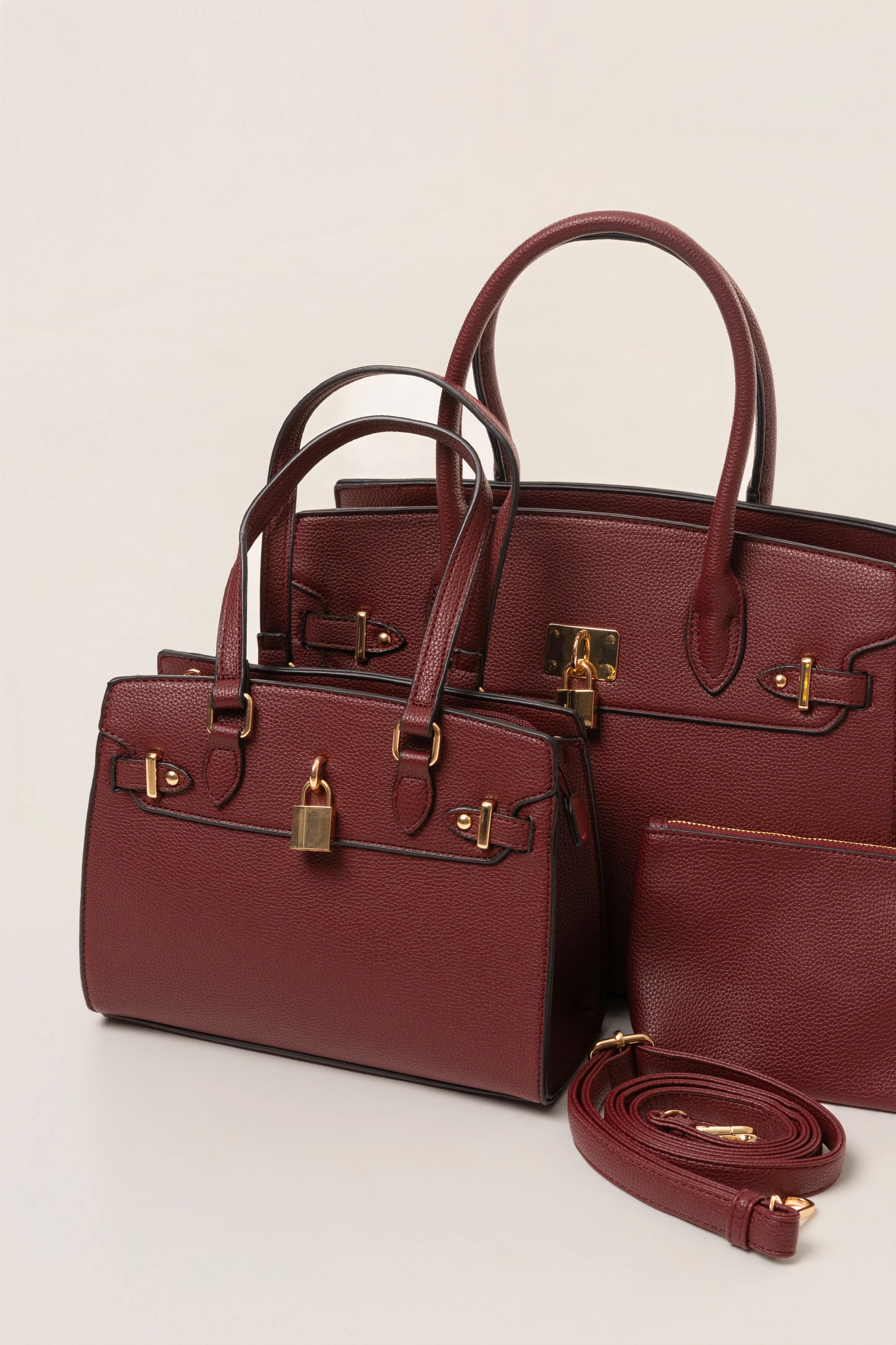 Burgundy Alva Handbag