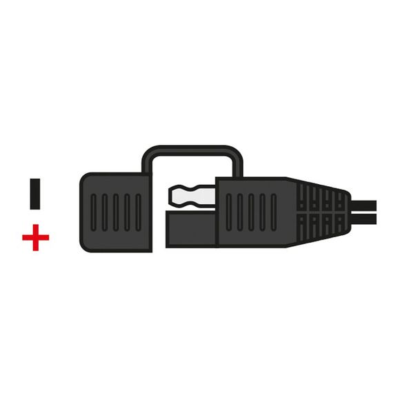 Oxford battery charger 12V cable SAE type (0.5m) for 12v cigarette lighter socket Universal - BlackRef: od0172 / el106
