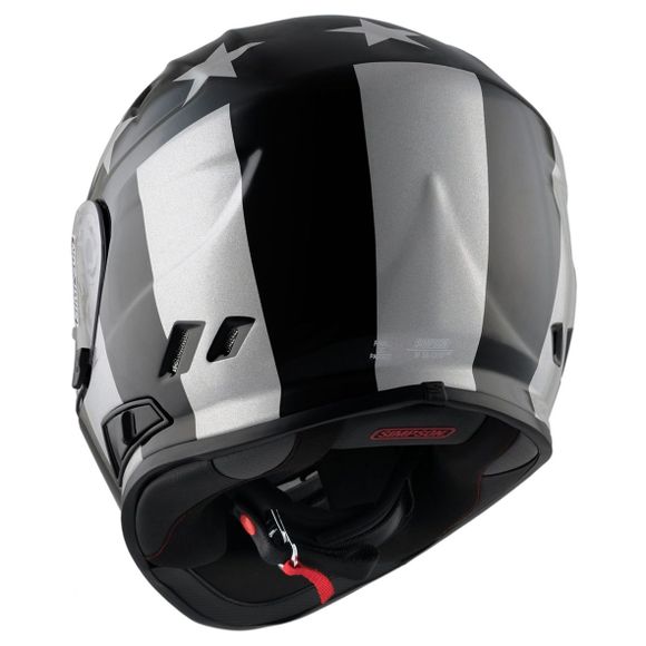 Simpson VENOM Full Face Helmet - Black / GrayRef: SIM0016