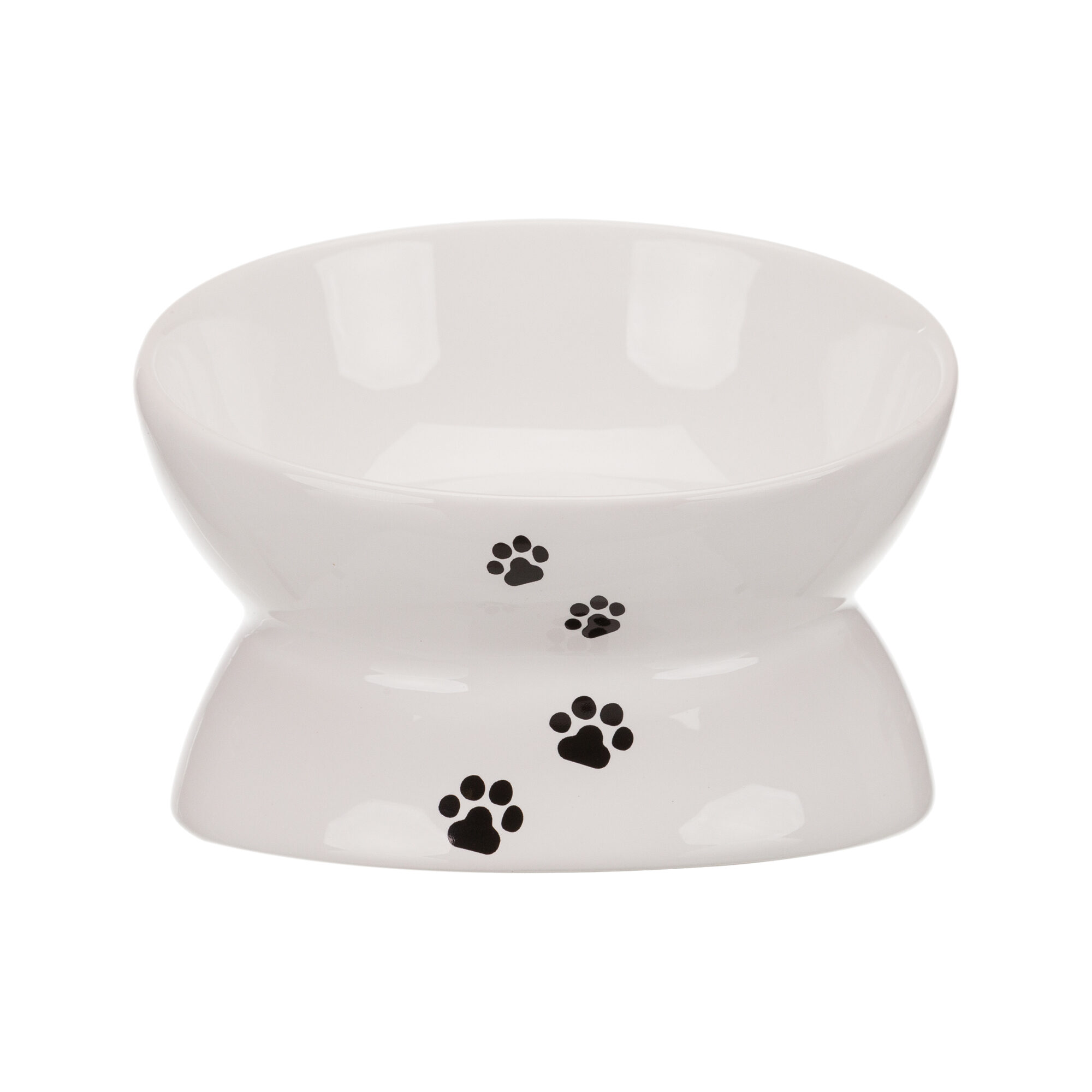 Trixie Ergonomic Food and Water Bowl - White - 13 cm
