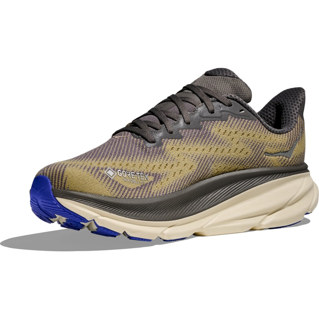 Hoka Clifton 9 GTX Run Shoes Men - gravel / eggshell