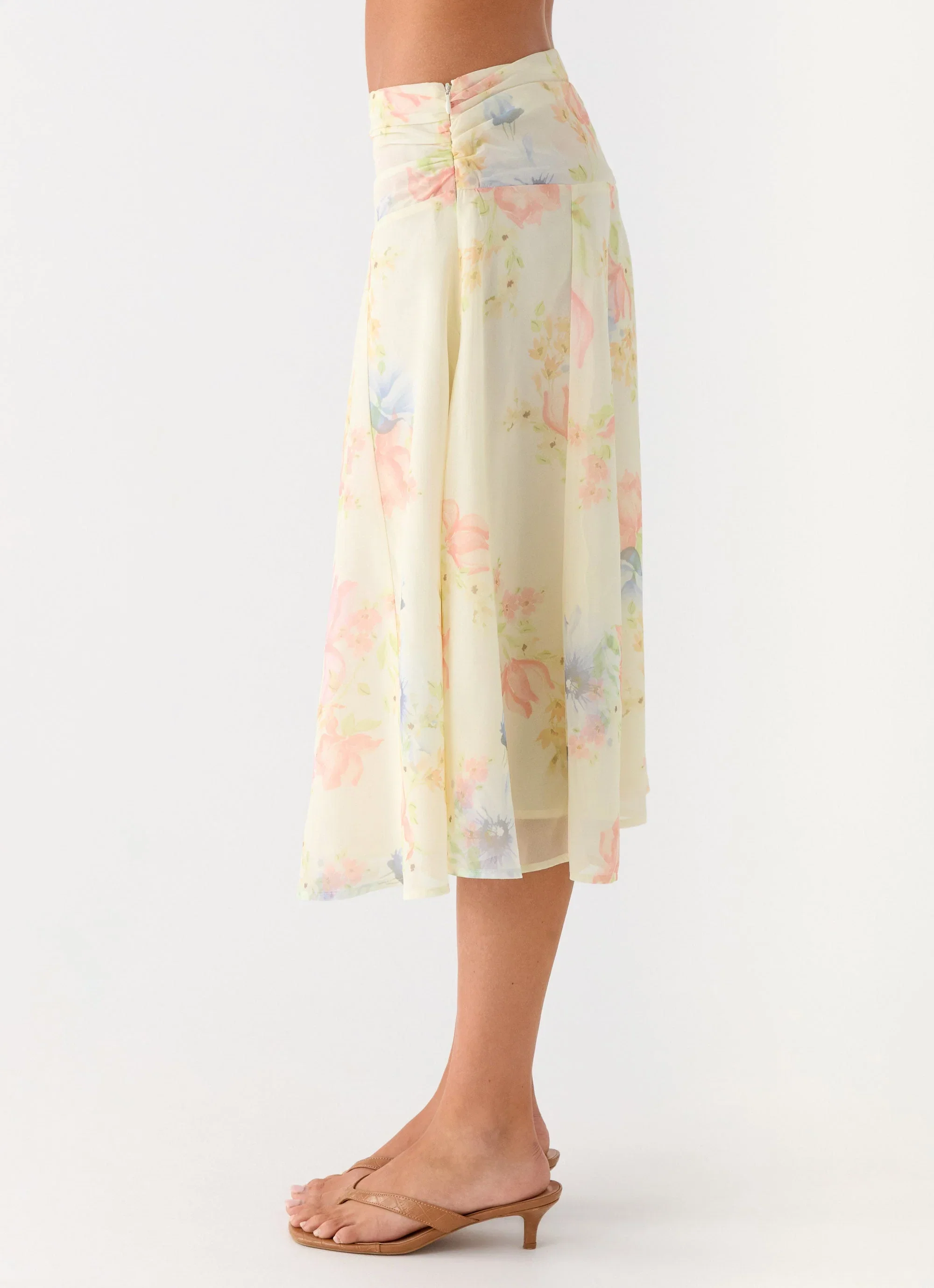 Valley Midi Skirt Spring Meadow