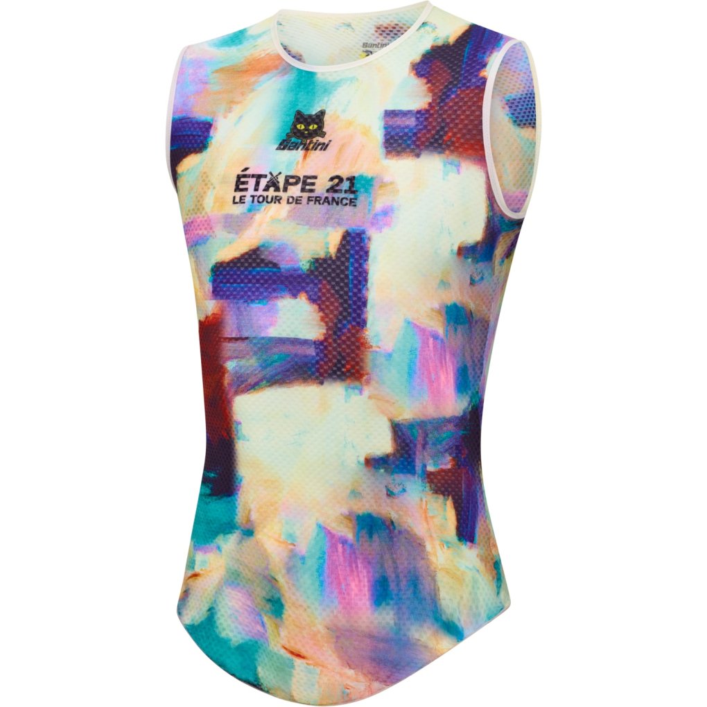 Santini Arrivée Montmartre Baselayer Tank Men - Tour de France™ 2026 Collection RE002GLLMTMA6TDF - blu BLU