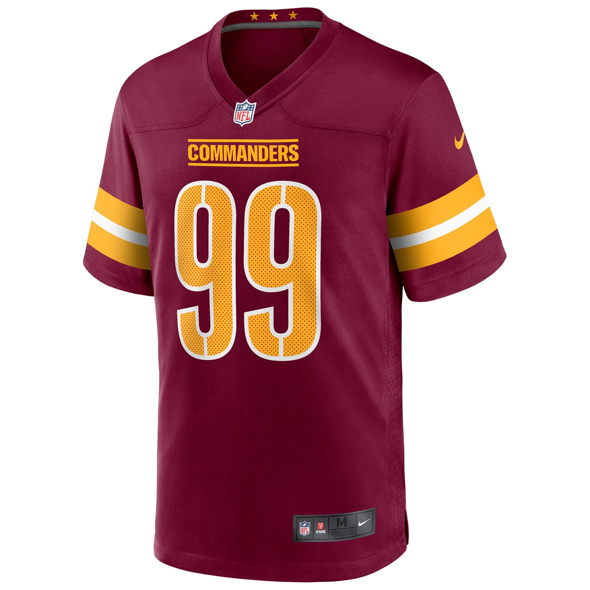 Chase Young #99 Washington Commanders Nike Game NFL Jersey Burgundy
