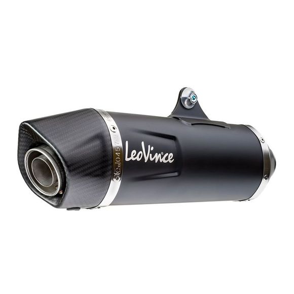Leo Vince LV One Black Silencer with Carbon Tip - BlackRef: LV1239 / 14346EB