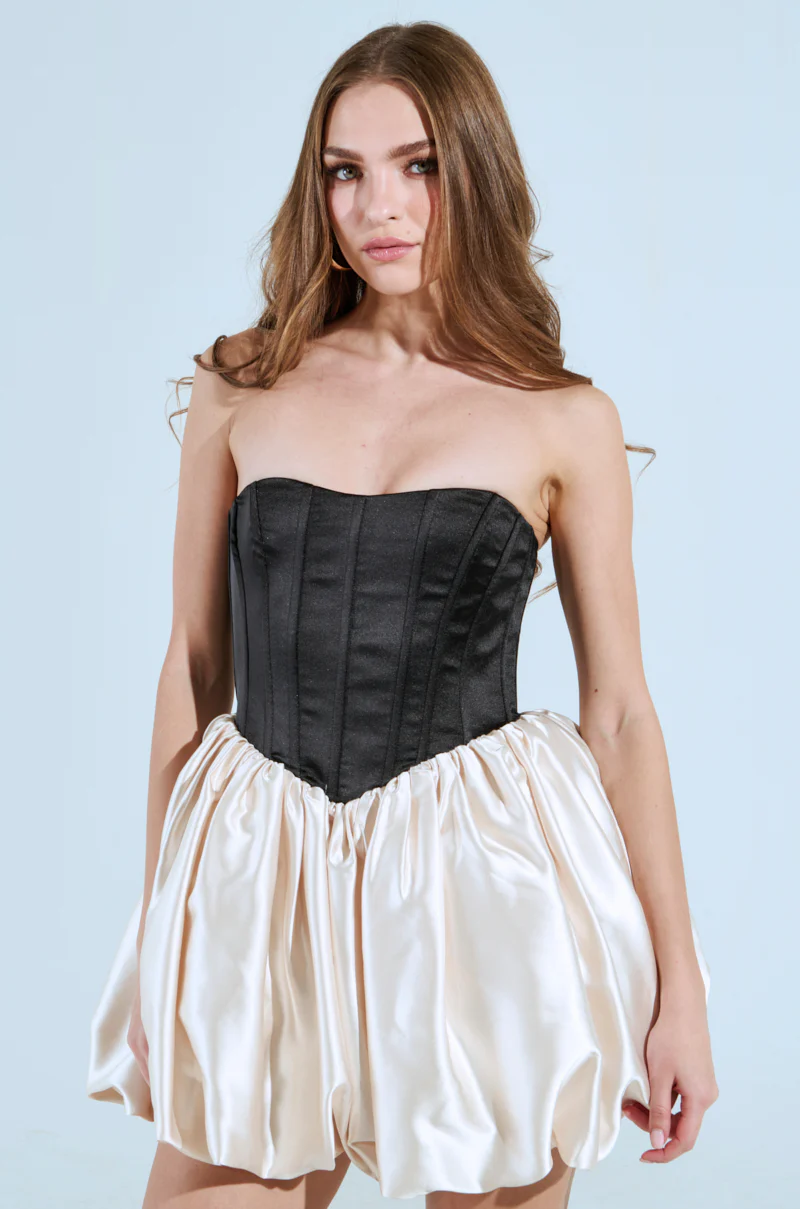 Madison Satin Mini Dress