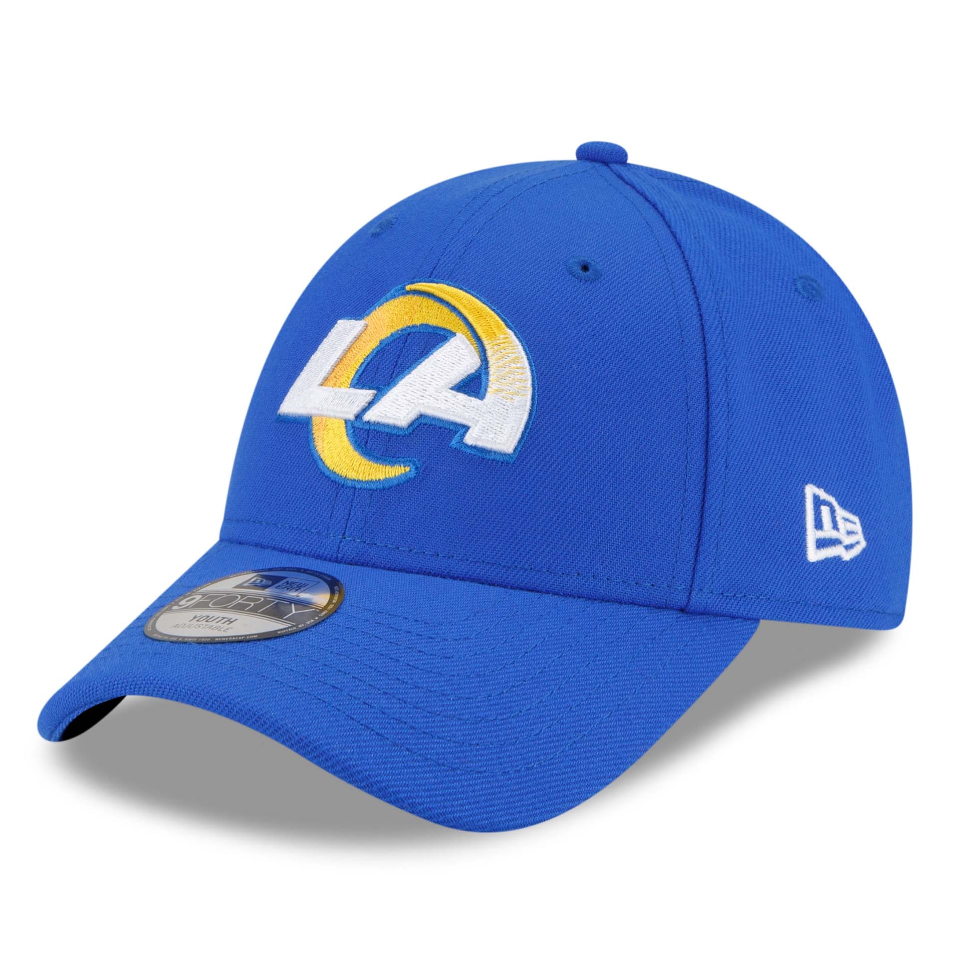 Los Angeles Rams NFL Team Logo 9FORTY Adjustable Cap Blue (YOUTH)