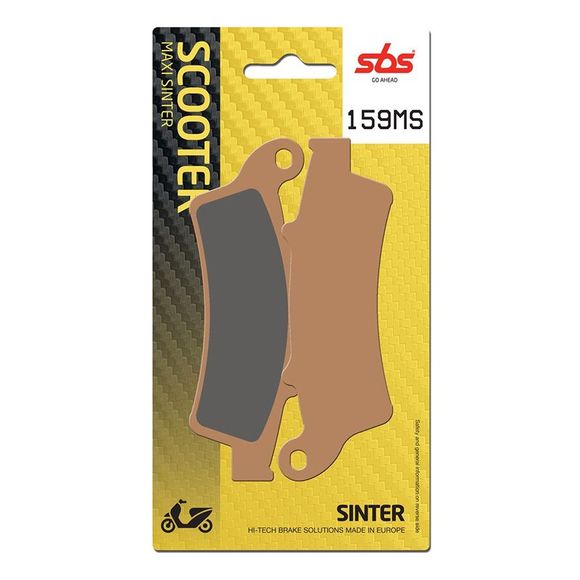 SBS 159MS Sinter Sintered Metal Front brake padsRef: 159MS / 159100