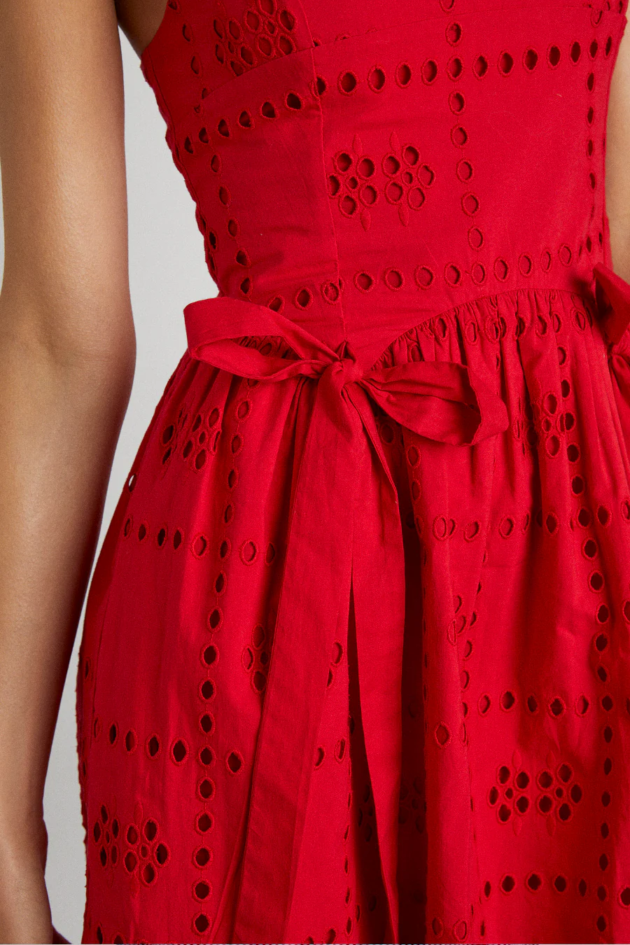 penelope mini - red broderie