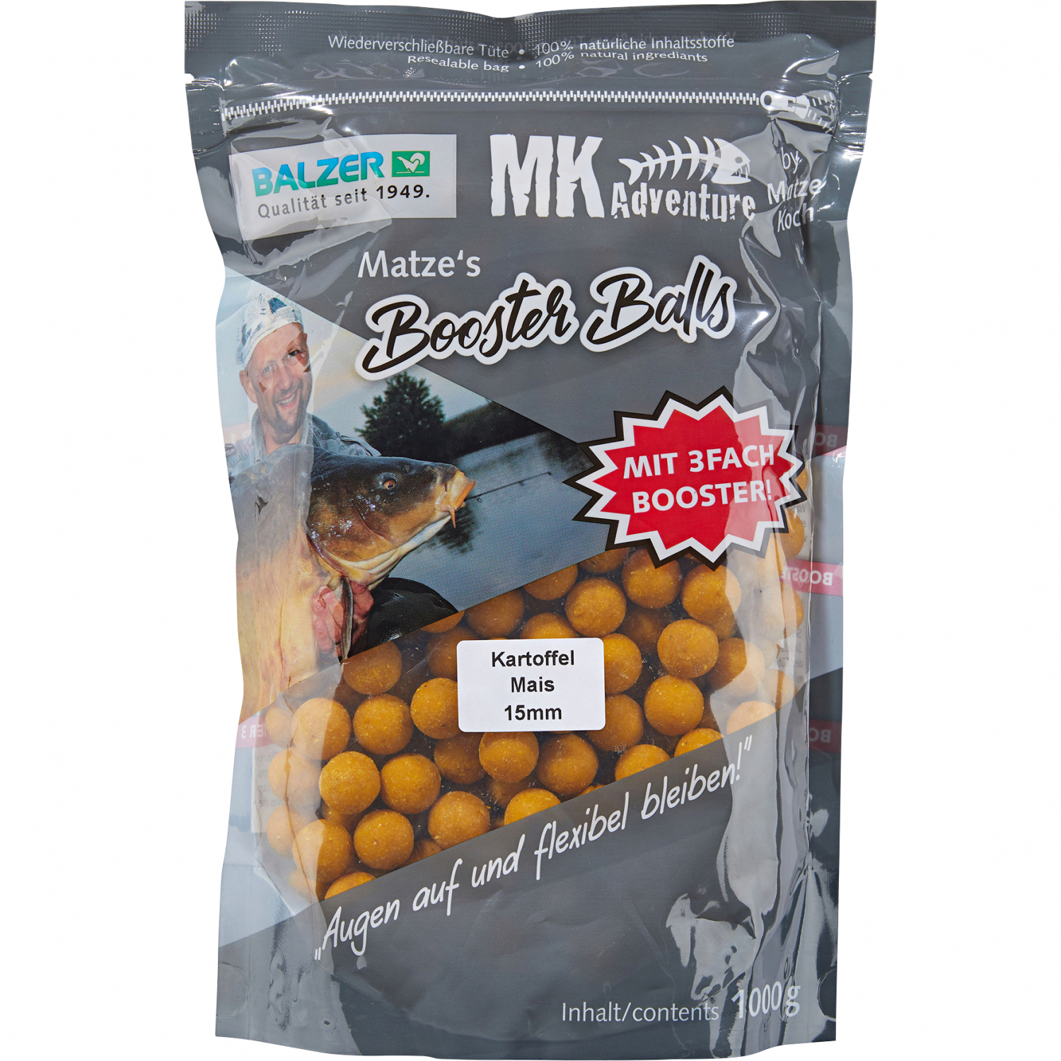 Matze Koch Boilies MK Adventure Booster Balls (Potato\/Corn)