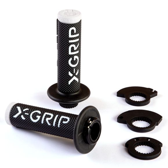 X-GRIP GRIPS LOCK Universal Handlebar Grips - WhiteRef: Xgr0068 / 0513Xg2100