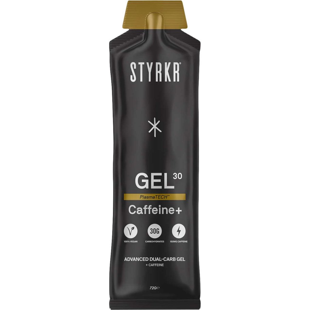 Styrkr GEL30 Caffeine Dual-Carb Energy Gel - 12x72g